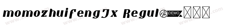 momozhuifengJx Regul字体转换